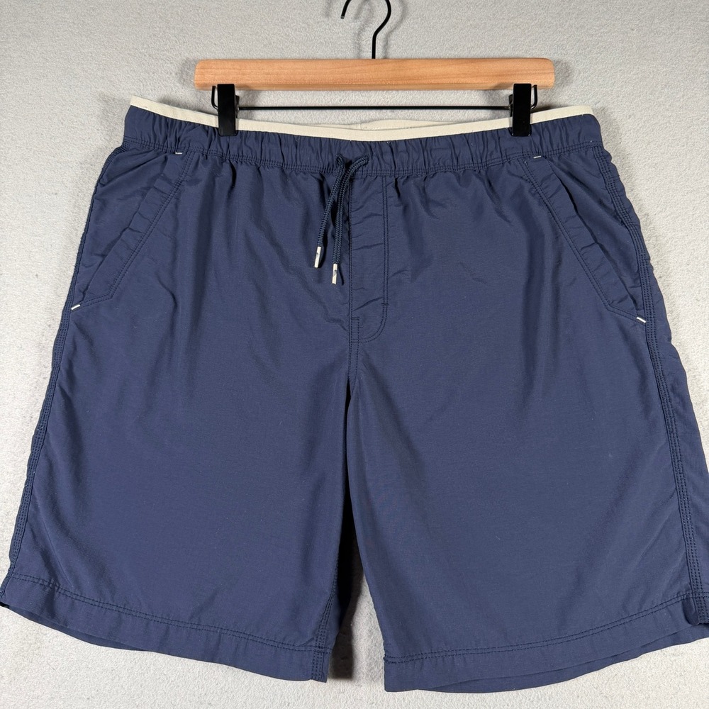 The North Face Mens Class V Navy Blue Nylon Hiking Shorts TCV4 TMV4 Large L 36x9
